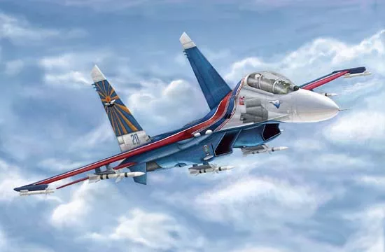 Trumpeter - Russian Su-27UB Flanker C 